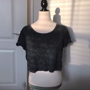 Acid Wash Crop Top